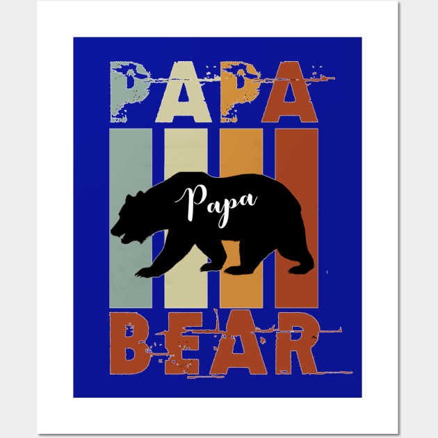 Papa Bear Wall Art by sayed20